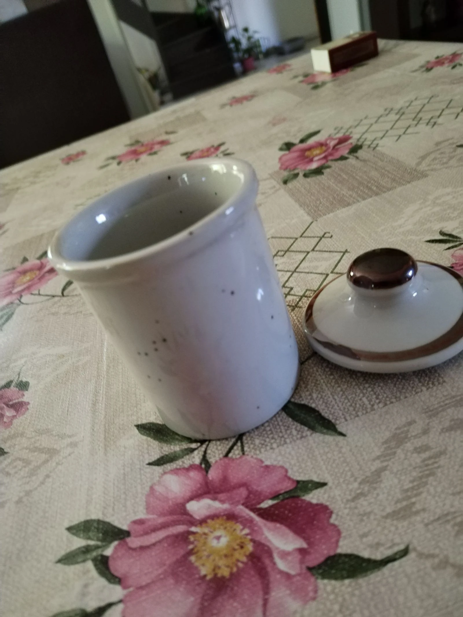 Zeer mooie vintage retro pot van geglazuurd aardewerk, bergère de France. – photo 10